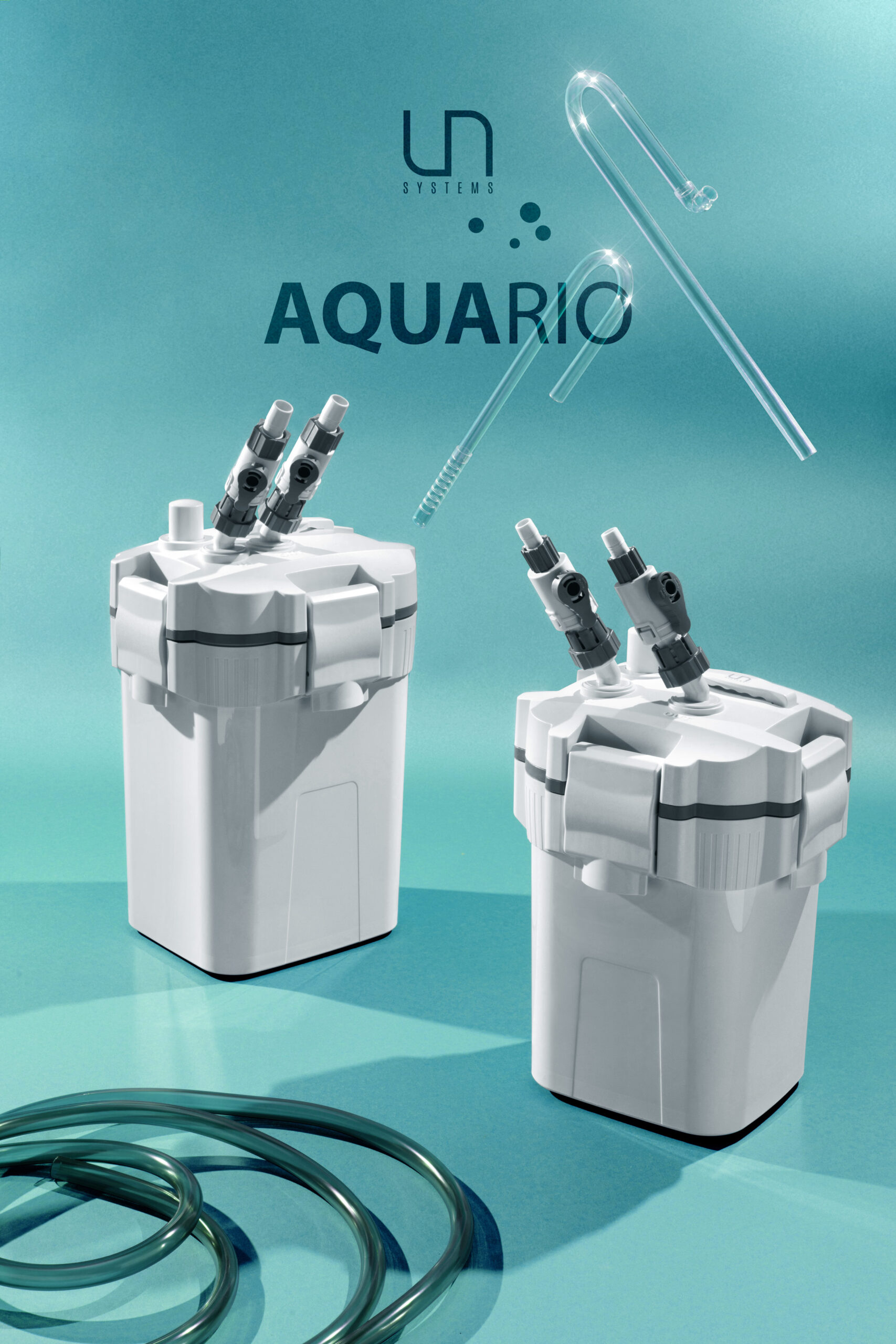 UNS x Aquario collaboration aquarium delta canister filter neo flow lily pipes