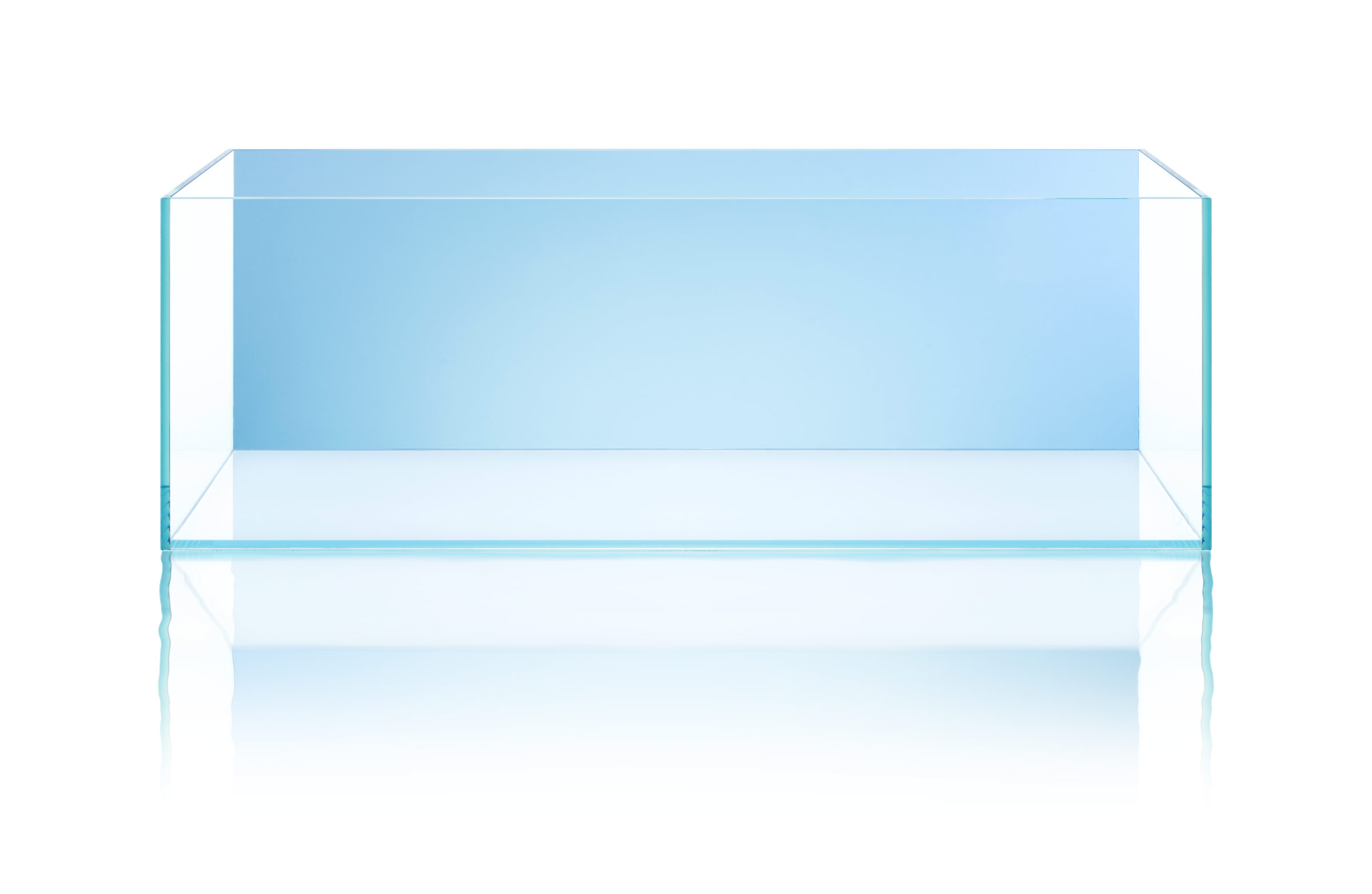Ultum Nature Systems Blue Background Limited Edition Rimless Glass Aquarium Tank